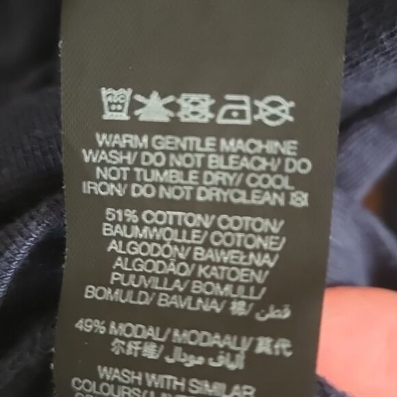 Sweaty Betty hoodie large size 12 sweatshirt  top long sleeve blue pocket Active - Picture 6 of 14